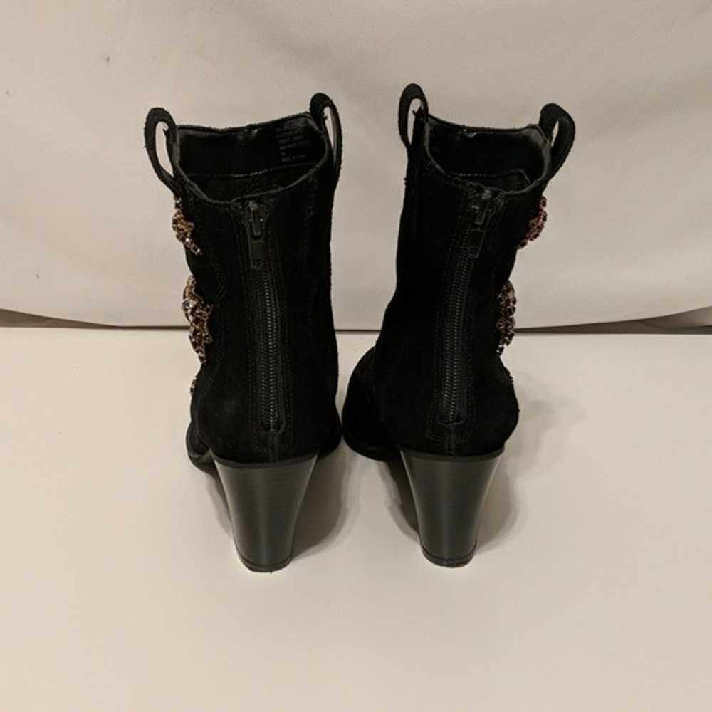 INC International Concepts Women's Dazzlers Black Stars Western Boots Si… - Picture 4 of 8